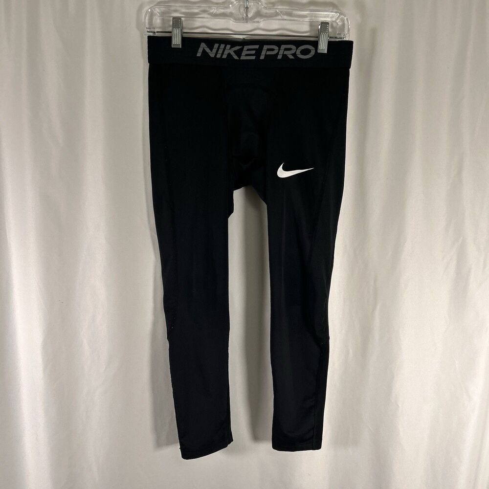 Nike Pro Tight Men;s Medium Black Pull On Dri Fit Elastic Waist